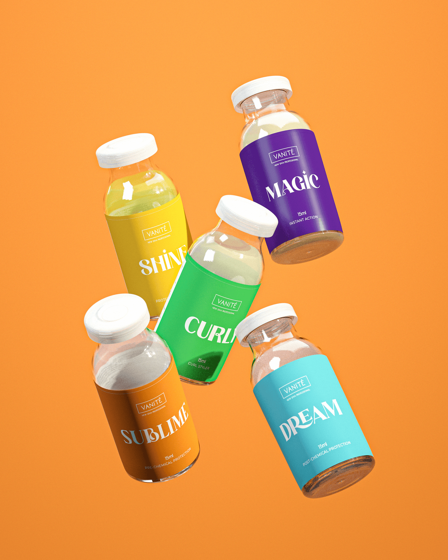 Kit Ampoules Feelings + Ampoule Curly 15ml - Make Beauty International