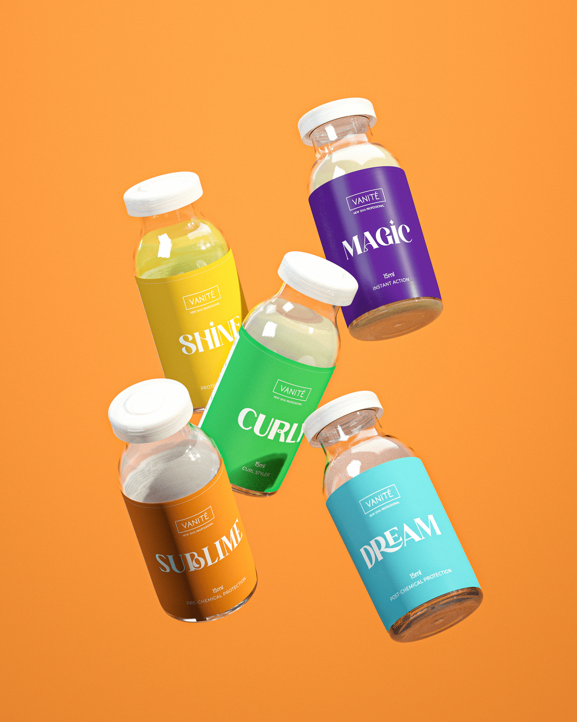 Kit Ampoules Feelings + Ampoule Curly 15ml - Make Beauty International