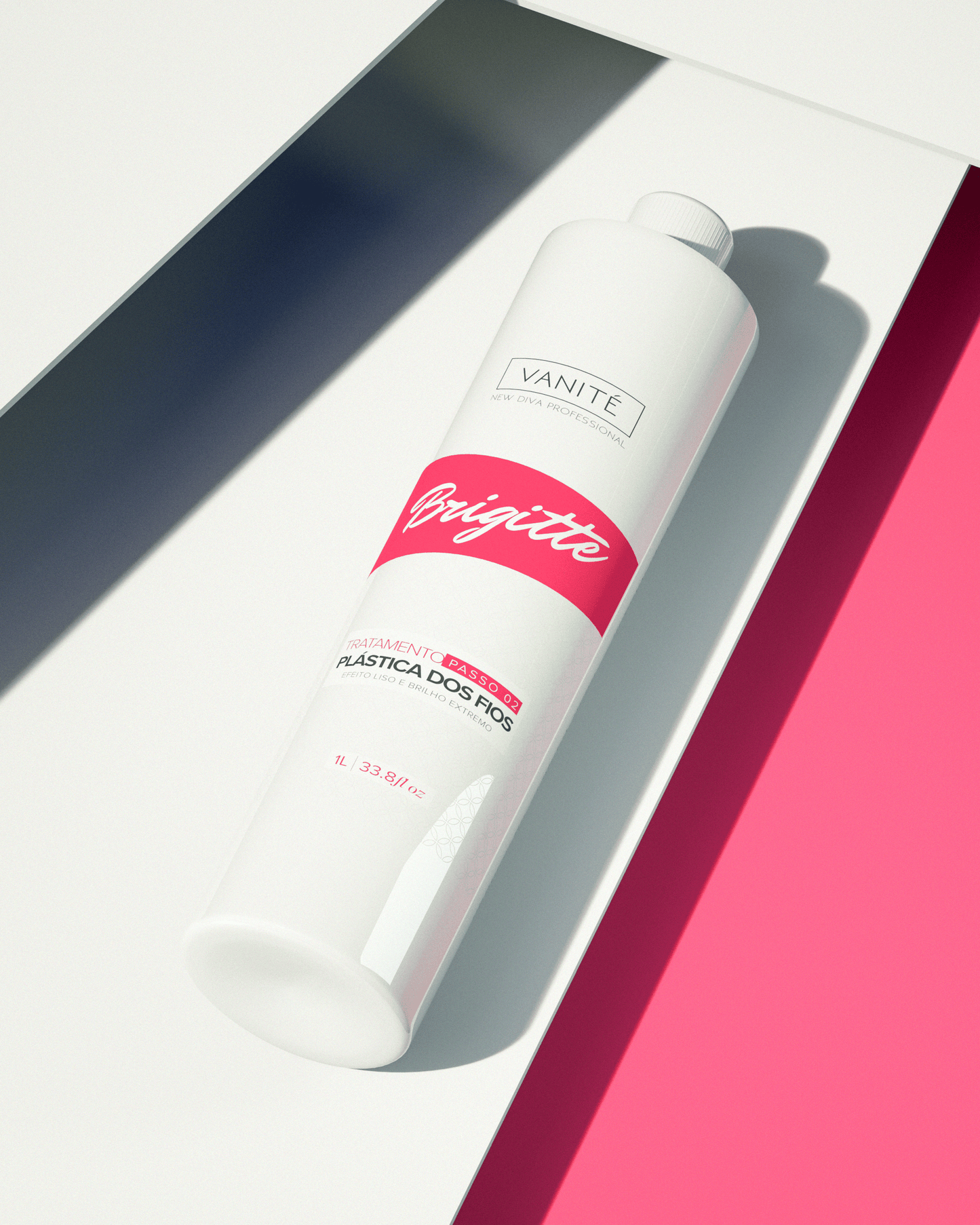 Brigitte Plástica dos Fios | Total Reduction of Volume and Frizz | For All Hair Types | 1000ml (33.8 fl oz) - Make Beauty International