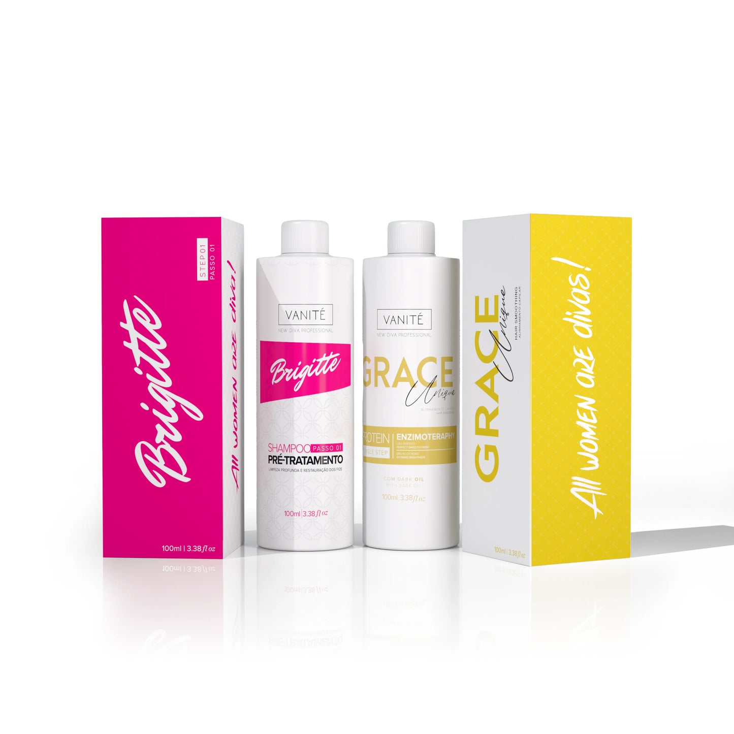 Kit - 1  unit Grace Enzimoteraphy Unique + 1 unit Brigitte Pre-Treatment Shampoo | 100ml