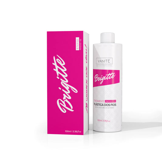 Brigitte Plástica dos Fios | Total Reduction of Volume and Frizz | For All Hair Types | 100ml