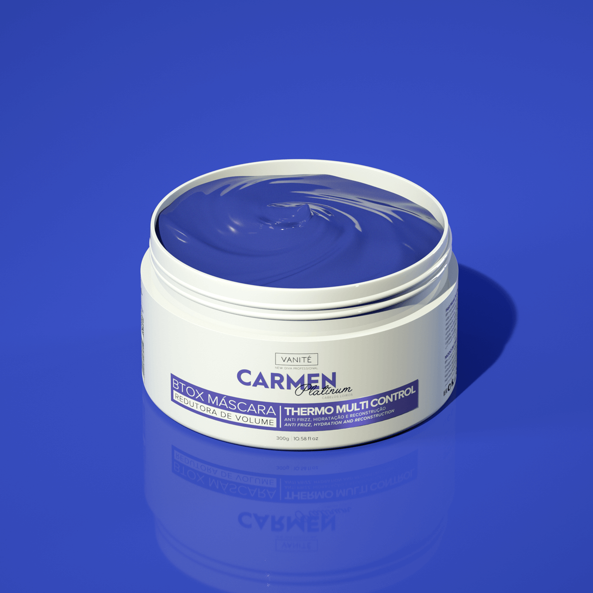 Btox Carmen Platinum | Volume Reduction and Hydration | For Blonde and Gray Hair | 300g - Make Beauty International