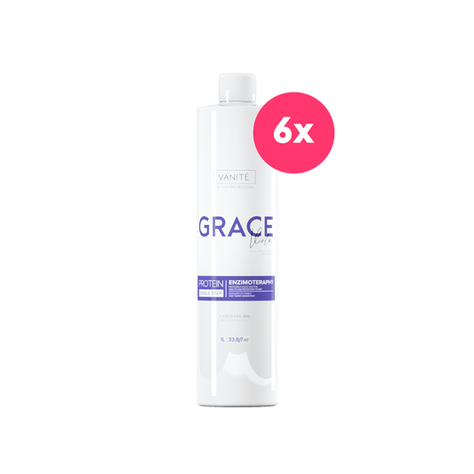 6 Units Grace Enzimoteraphy Violet 1000ml (33.8 fl oz) - Make Beauty International