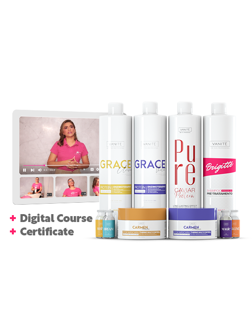 Complete Salon Kit with Make Beauty  + Digital Access Course  + Certificate